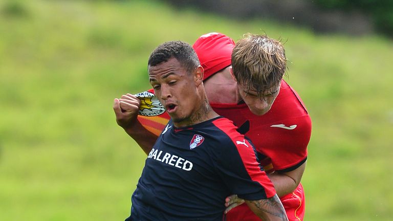 Jonson Clarke-Harris in action for Rotherham