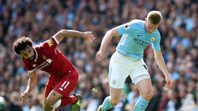 Liverpool forward Mohamed Salah (left) is set to return from injury at Anfield this weekend
