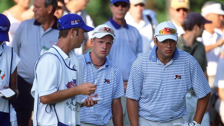 Luke Donald and Nick Dougherty played alongside each other during both days in 2001