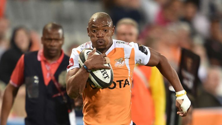 Makazole Mapimpi scored two tries for the Cheetahs