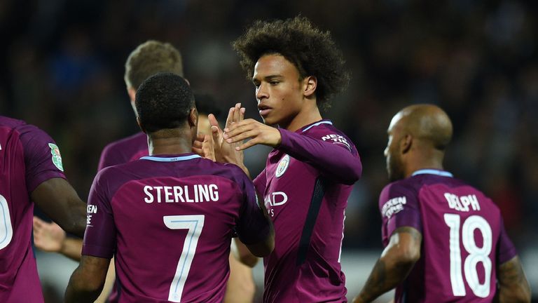 Sane has impressed this season among City's other attacking threats