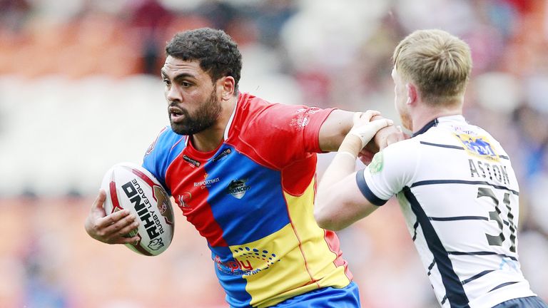 Mark Ioane put the Broncos into the lead but they struggle dot match Widnes' power 