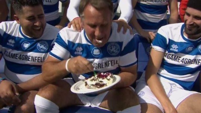 Sky Sports pundit Paul Merson played for Team Les Ferdinand