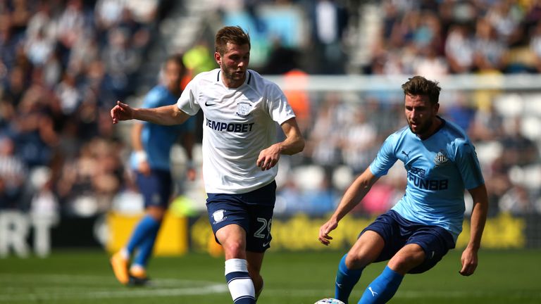 Tom Barkhuizen's initial shot was blocked in the build-up to Daryl Horgan's goal