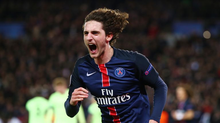 Adrien Rabiot of Paris Saint-Germain has been linked with a move away