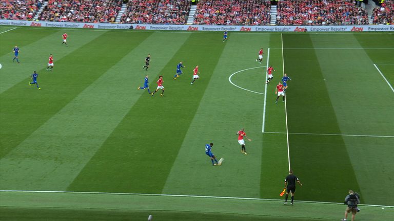 Tom Davies was flagged for offside
