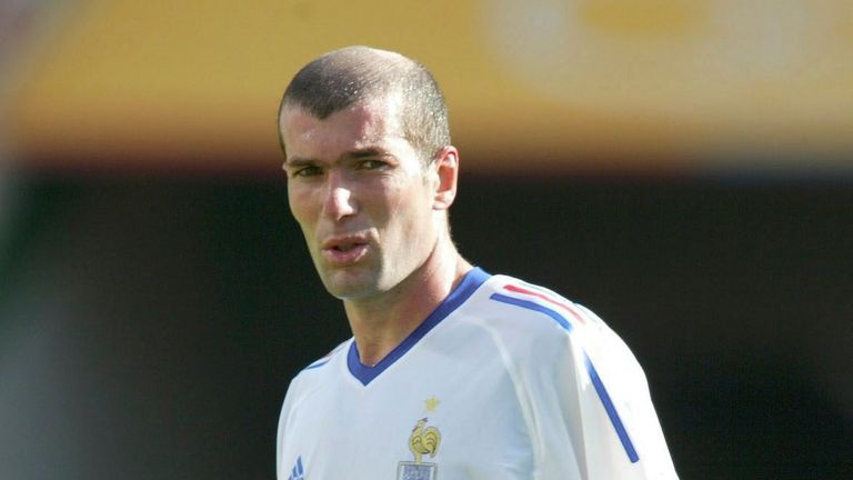 Zinedine Zidane does not make the XI