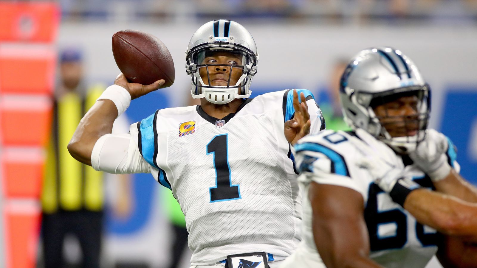 Carolina Panthers 27-24 Detroit Lions: Cam Newton throws three TDs in
