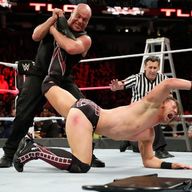 Kurt Angle made his mark as an honorary member of The Shield