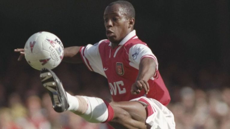 Wright scored 185 goals in 288 Arsenal appearances