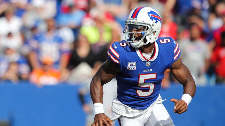 Tyrod Taylor was the quarterback for the Buffalo Bills in 2018