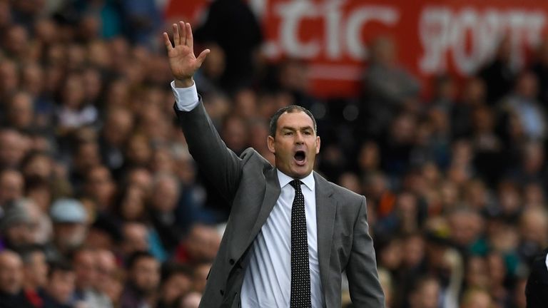 Swansea manager Paul Clement was a happy man after the win over Huddersfield