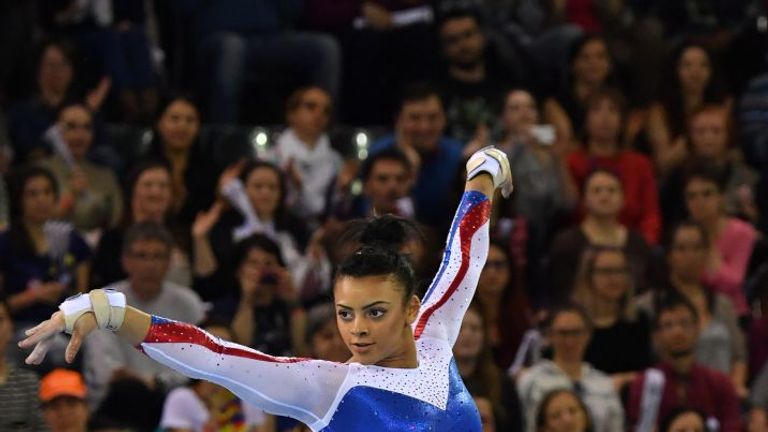 Ellie Downie became the first British gymnast to qualify for all five finals at the Europeans in 2017