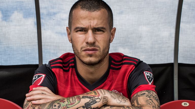 Sebastian Giovinco joined Toronto FC in January 2015 (Photo by Rob Tringali)