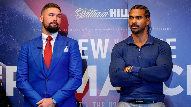 Tony Bellew will resume his rivalry with David Haye in their rematch on May 5, live on Sky Sports Box Office