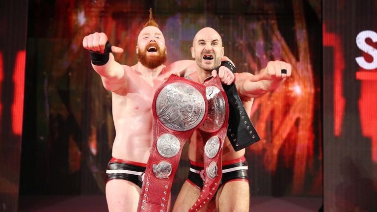 Sheamus and Cesaro steal Raw Tag Team titles | WWE News | Sky Sports