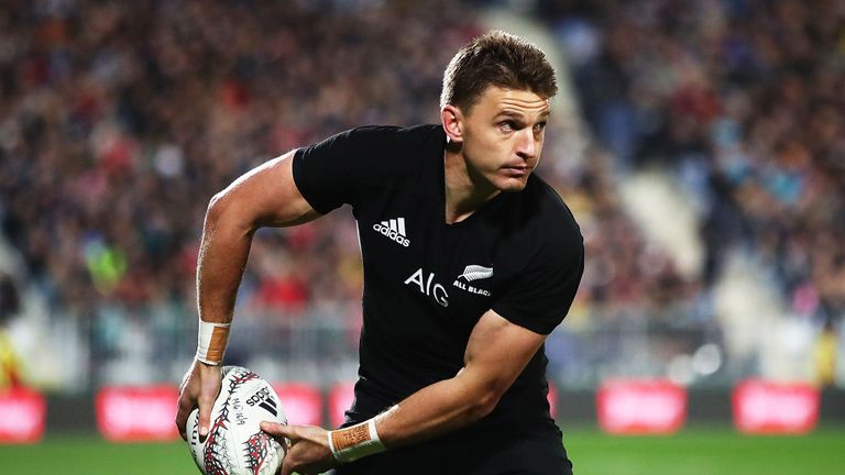 Beauden Barrett will captain a side for the first time in his career on Saturday 