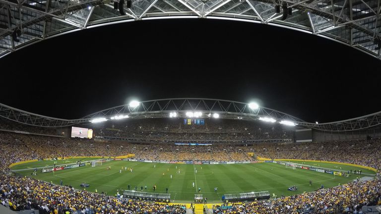 Sydney Olympic Stadium hosted this month's World Cup play-off between Australia and Honduras