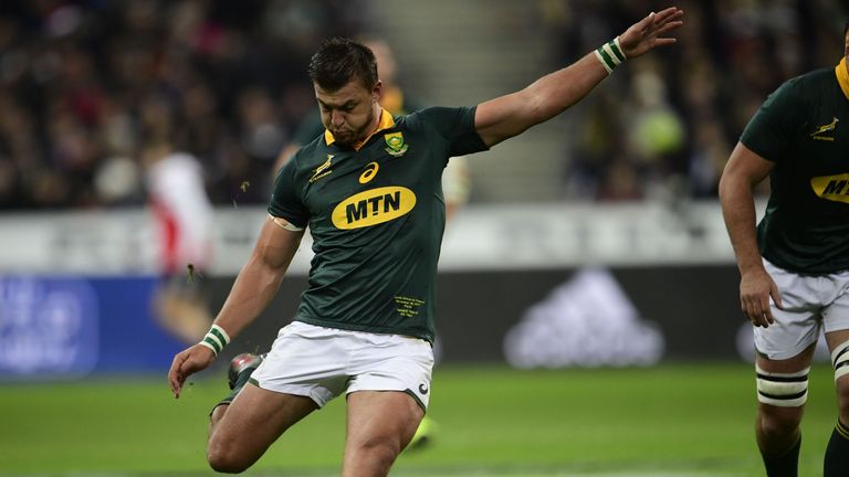 South Africa's fly-half Handre Pollard missed 11 points with the boot 