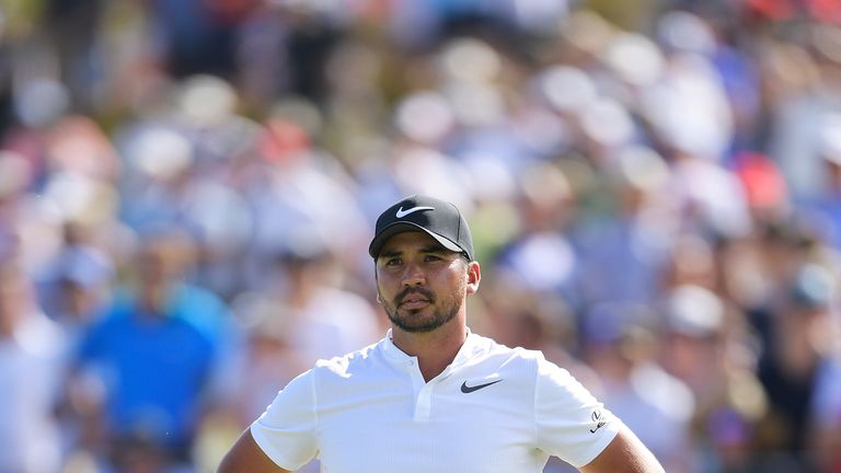 Jason Day dropped out of contention during the final round