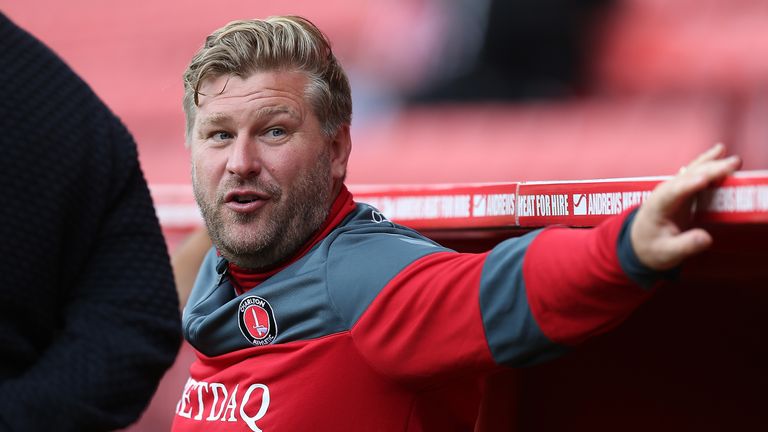 Charlton manager Karl Robinson looks set to leave the club on Thursday