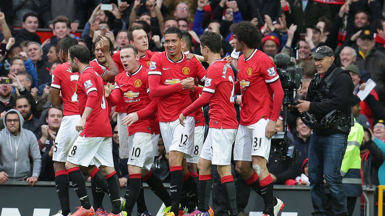 Manchester United made more changes to their line-up than any other Premier League club during 2014/15