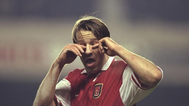 Merson played for under a year with Wenger at Highbury in 1996 and 1997