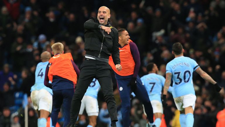 Pep Guardiola has plenty of reasons to celebrate this Christmas