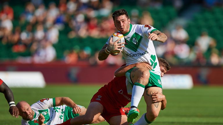 Ollie Roberts bagged a brace for the Wolfhounds