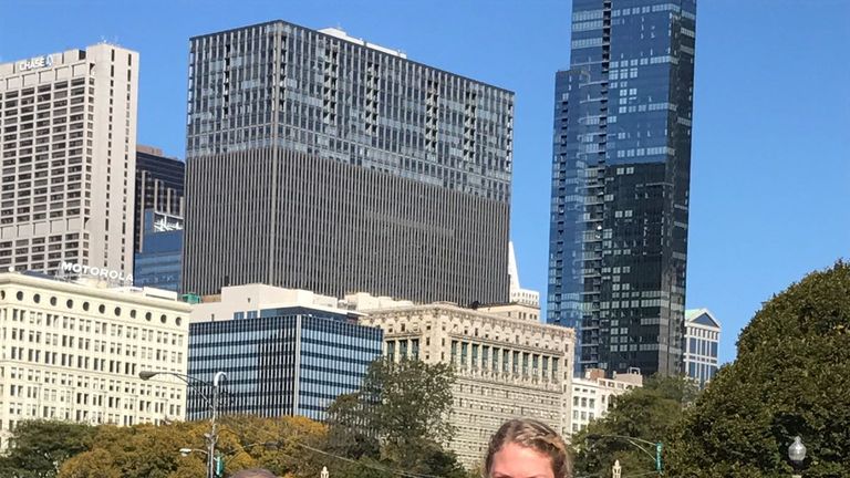 Samantha enjoyed a painful but rewarding trip to Chicago