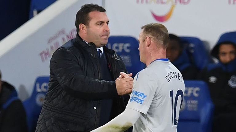 David Unsworth (L) wants the likes of Wayne Rooney to help spark a revival
