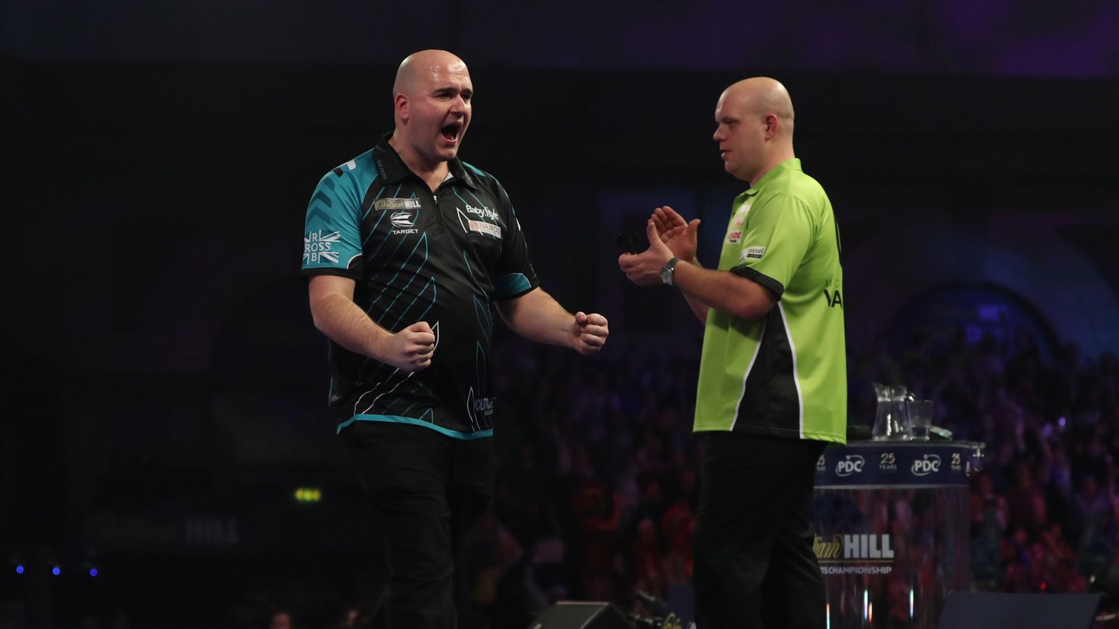 Rob Cross beats Michael van Gerwen in World Darts Championship semi