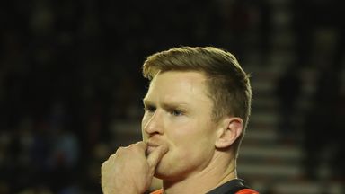 TOULON, FRANCE - DECEMBER 09:  Chris Ashton of Toulon looks on after their victory during the European Rugby Champions Cup match between RC Toulon and Bath