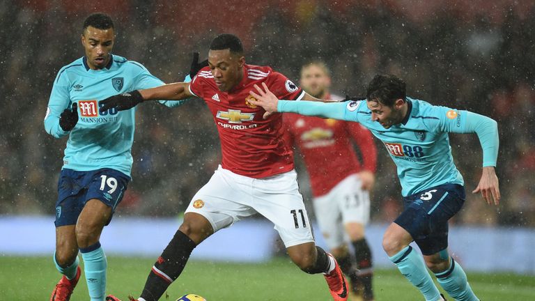 Martial has been linked with a move to Tottenham