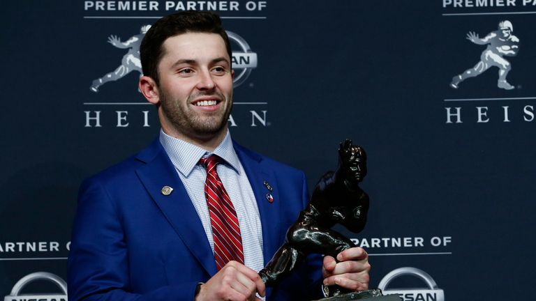 Oklahoma Quarterback Baker Mayfield Wins Heisman Trophy | NFL News ...