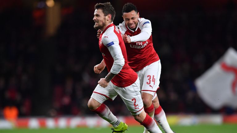 Mathieu Debuchy could follow Francis Coquelin out of Arsenal this month.