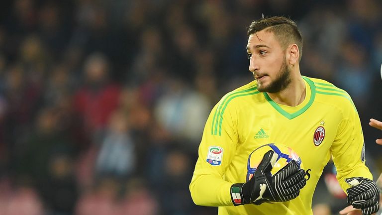 Gianluigi Donnarumma of AC Milan could be a PSG target