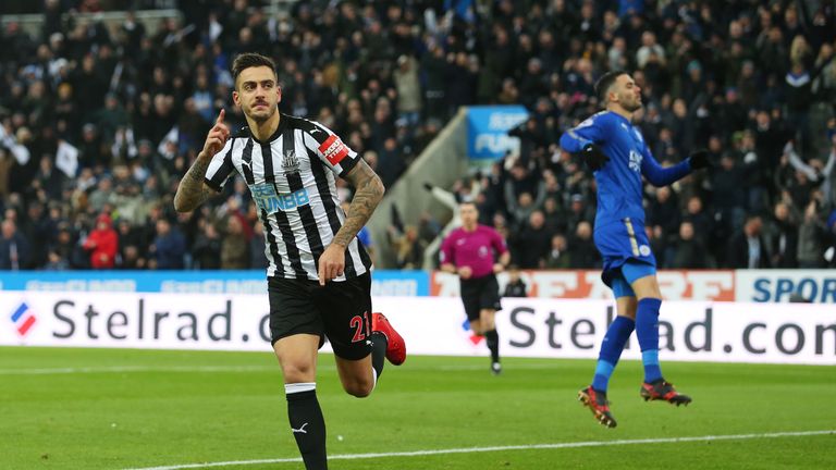 Joselu was on target for Newcastle