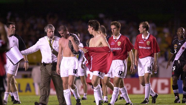 Manchester United lost 3-1 to Vasco Da Gama in 2000