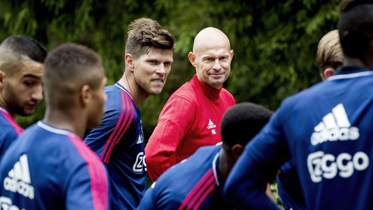 Ajax sacked Marcel Keizer (middle) on December 21