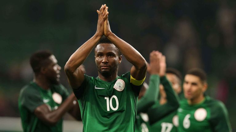 Nigeria have been drawn in Group D for the World Cup