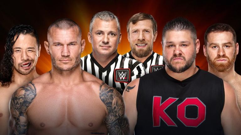 Shane McMahon and Daniel Bryan will both referee the tag match between Shinsuke Nakamura & Randy Orton and Kevin Owens & Sami Zayn at Clash of Champions