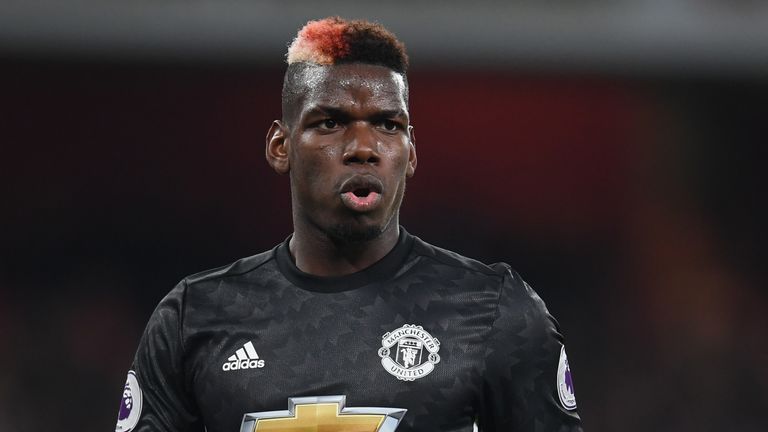 Paul Pogba will miss the Manchester derby following his red card against Arsenal