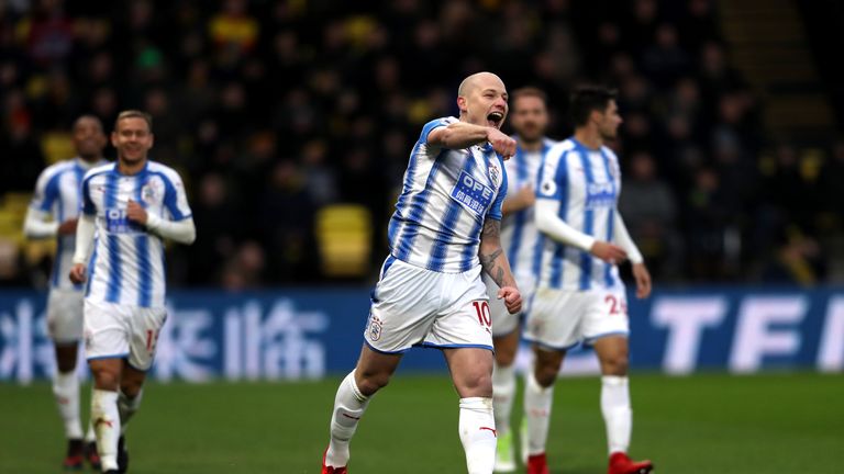 Huddersfield's Aaron Mooy