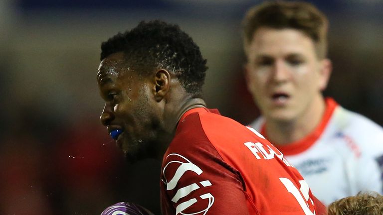 Wandile Mjekevu scored twice for Toulouse against Lyon