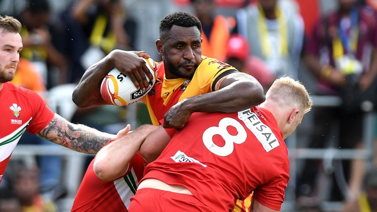 Wellington Albert and his Papua New Guinea team-mates will receive counselling