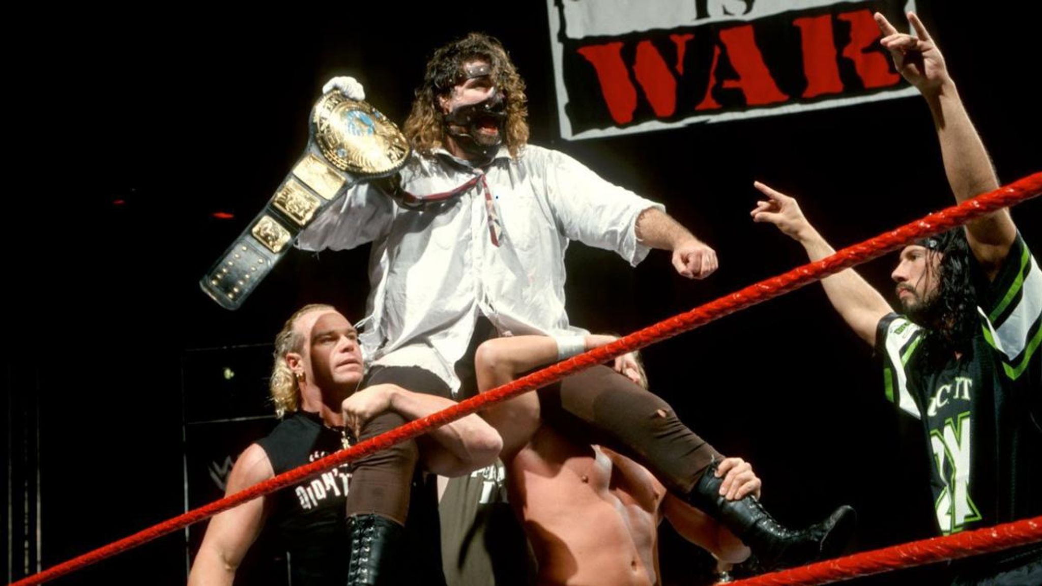 Mick Foley says 1999 WWF title win on Raw was a 'mistake' by company | WWE  News | Sky Sports