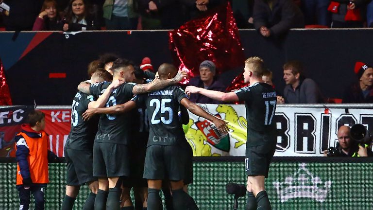 Manchester City beat Bristol City to reach the Carabao Cup final