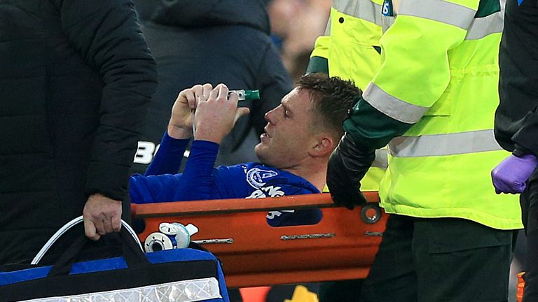McCarthy broke his leg in a game against West Brom in 2018