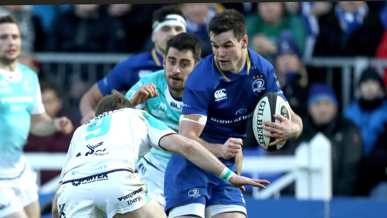 Johnny Sexton was back in the Leinster side as they hung on to beat Connacht 